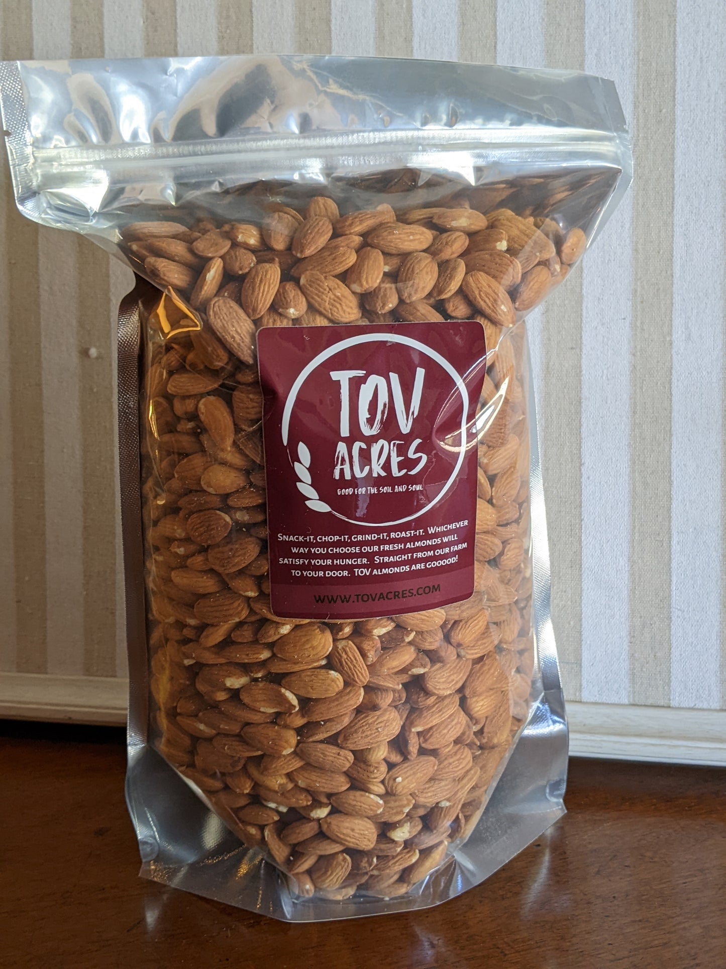 4.5lbs Organically Grown Nonpareil Almonds
